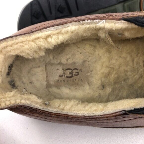 UGG Australia Brown Leather Slip-on Loafers 8 main image 10